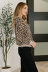 Lil' Sass Never Hurt Leopard Print Pullover - LISA MARIE BOUTIQUE - Womens - Small -