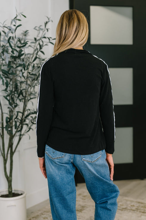 Live Fast High Neck Pullover - LISA MARIE BOUTIQUE - Womens - Small -