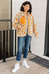 Love It Don't Leave It Floral Fleece Jacket - LISA MARIE BOUTIQUE - Layers - Small -