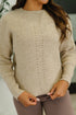 Make it Easy Textured Sweatshirt - LISA MARIE BOUTIQUE - Womens - Small -