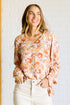 Marigold Dreams Floral Blouse - LISA MARIE BOUTIQUE - Tops - Small -