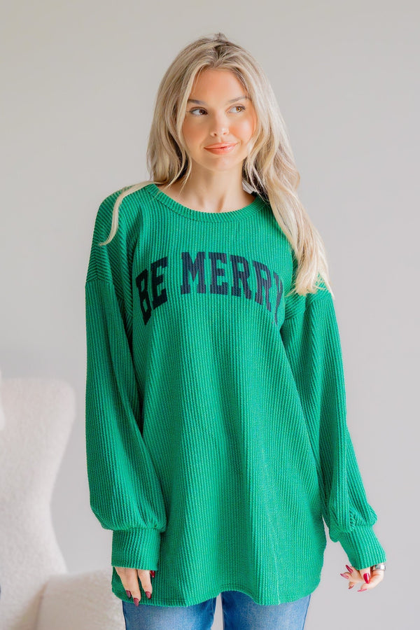 Merry & Bright Sweater - LISA MARIE BOUTIQUE - S -