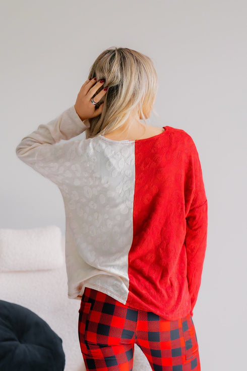 Merry Mint Split Top - LISA MARIE BOUTIQUE - S -