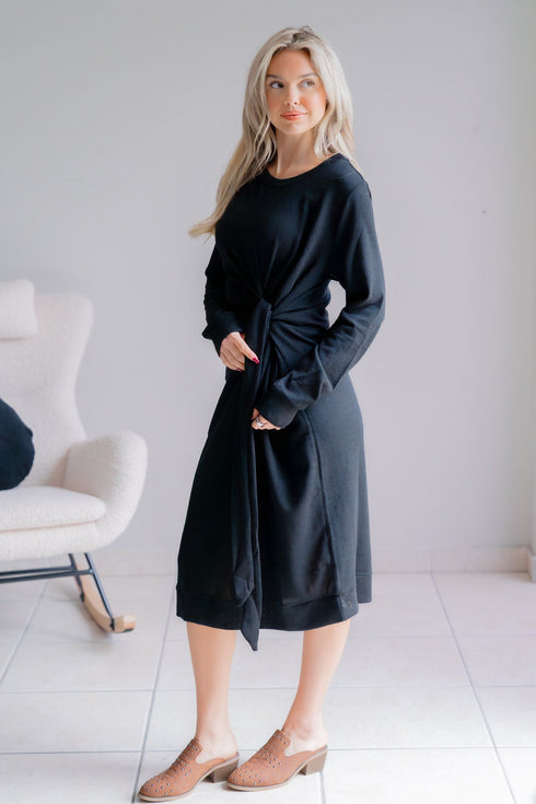 Midnight Mistletoe Dress - LISA MARIE BOUTIQUE - S -