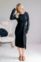 Midnight Mistletoe Dress - LISA MARIE BOUTIQUE - S -