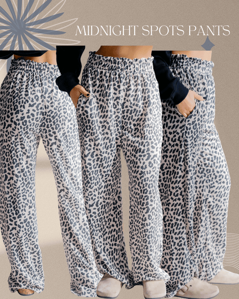 Midnight Spots Pants - LISA MARIE BOUTIQUE - S -
