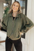 Miss You More Zip Up Sweatshirt - LISA MARIE BOUTIQUE - Tops - Small -