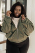 Miss You More Zip Up Sweatshirt - LISA MARIE BOUTIQUE - Tops - Small -