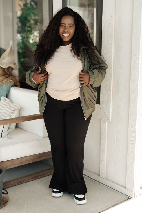 Miss You More Zip Up Sweatshirt - LISA MARIE BOUTIQUE - Tops - Small -