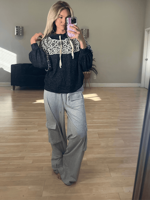 Moss Twilight Hoodie - LISA MARIE BOUTIQUE - S -