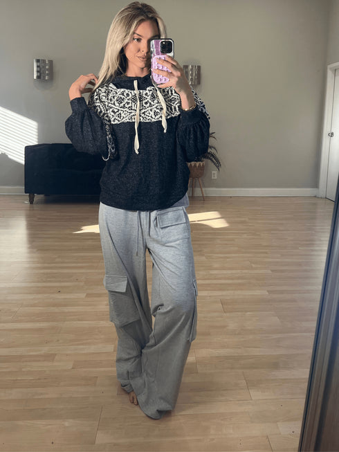 Moss Twilight Hoodie - LISA MARIE BOUTIQUE - S -