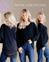 Mystic Noir Sweater - LISA MARIE BOUTIQUE - S/M -