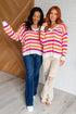 Never Gonna Give You Up Drop Shoulder Sweater - LISA MARIE BOUTIQUE - Tops - Small -
