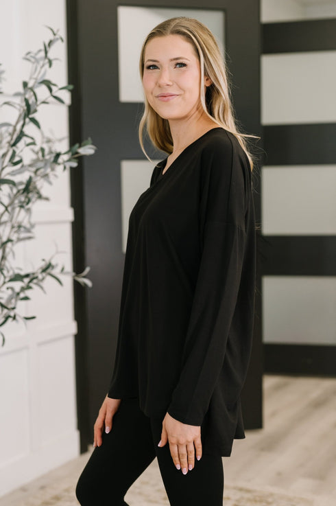 Next to Nothing Top and Bottom Set in Black - LISA MARIE BOUTIQUE - Womens - Small -