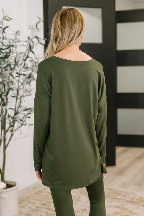 Next to Nothing Top and Bottom Set in Dark Olive - LISA MARIE BOUTIQUE - Womens - Small -