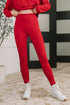 Next to Nothing Top and Bottom Set in Ruby - LISA MARIE BOUTIQUE - Womens - Small -