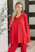 Next to Nothing Top and Bottom Set in Ruby - LISA MARIE BOUTIQUE - Womens - Small -