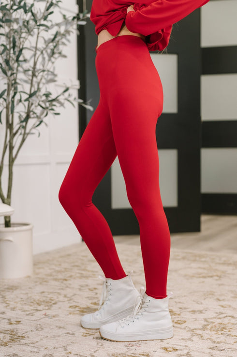 Next to Nothing Top and Bottom Set in Ruby - LISA MARIE BOUTIQUE - Womens - Small -