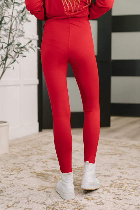 Next to Nothing Top and Bottom Set in Ruby - LISA MARIE BOUTIQUE - Womens - Small -