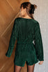Night In Plisse Romper - LISA MARIE BOUTIQUE - Jumpsuits & Rompers - Small -
