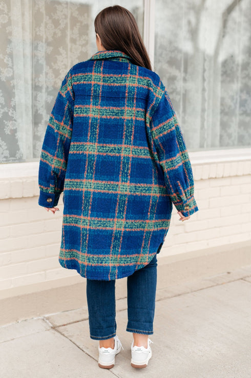 No Tears Plaid Coat - LISA MARIE BOUTIQUE - Layers - Small -