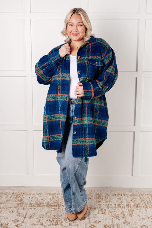 No Tears Plaid Coat - LISA MARIE BOUTIQUE - Layers - Small -