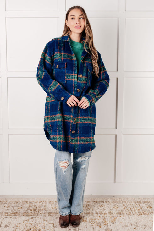 No Tears Plaid Coat - LISA MARIE BOUTIQUE - Layers - Small -