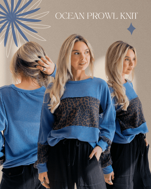 Ocean Prowl Knit - LISA MARIE BOUTIQUE - S -