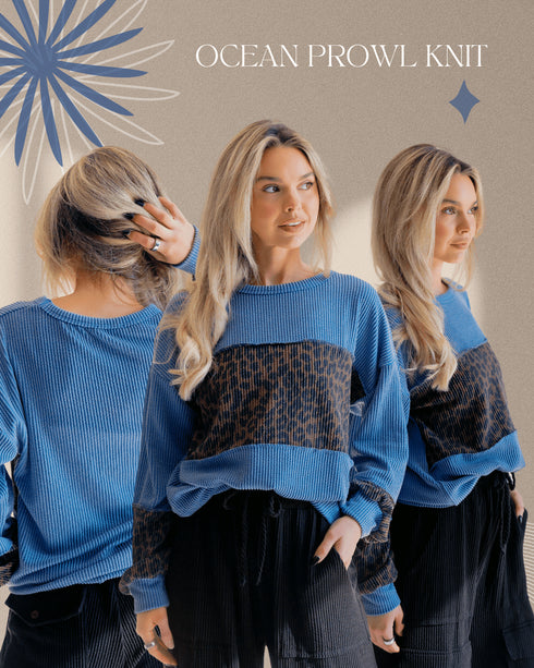 Ocean Prowl Knit - LISA MARIE BOUTIQUE - S -