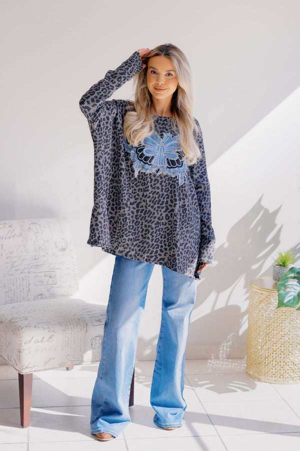 Ocean Wings Top - LISA MARIE BOUTIQUE - S -