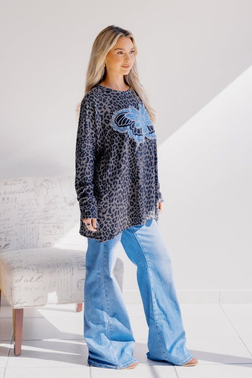 Ocean Wings Top - LISA MARIE BOUTIQUE - S -