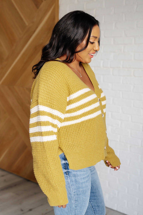 On Top of the World Striped Cardigan - LISA MARIE BOUTIQUE - Layers - Small -