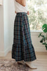 Plaid Perfection Maxi Skirt - LISA MARIE BOUTIQUE - Bottoms - Small -