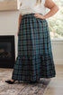 Plaid Perfection Maxi Skirt - LISA MARIE BOUTIQUE - Bottoms - Small -