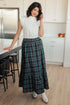 Plaid Perfection Maxi Skirt - LISA MARIE BOUTIQUE - Bottoms - Small -