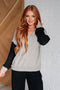 Pull Up Your Sleeves Color Block Hoodie - 9/30/2025 NEW - LISA MARIE BOUTIQUE - Tops - Small -