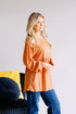 Pumpkin Charm Peplum - LISA MARIE BOUTIQUE - S -