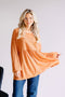Pumpkin Charm Peplum - LISA MARIE BOUTIQUE - S -