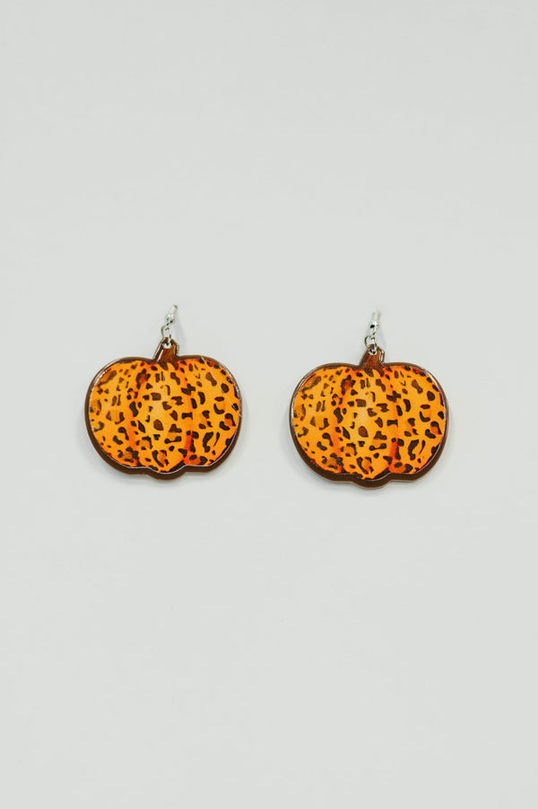 Pumpkin Prowl Earrings in Orange - LISA MARIE BOUTIQUE - Womens - OS -