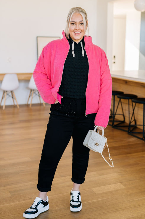 Quilted and Covered Quilted Jacket - LISA MARIE BOUTIQUE - Layers - Small -