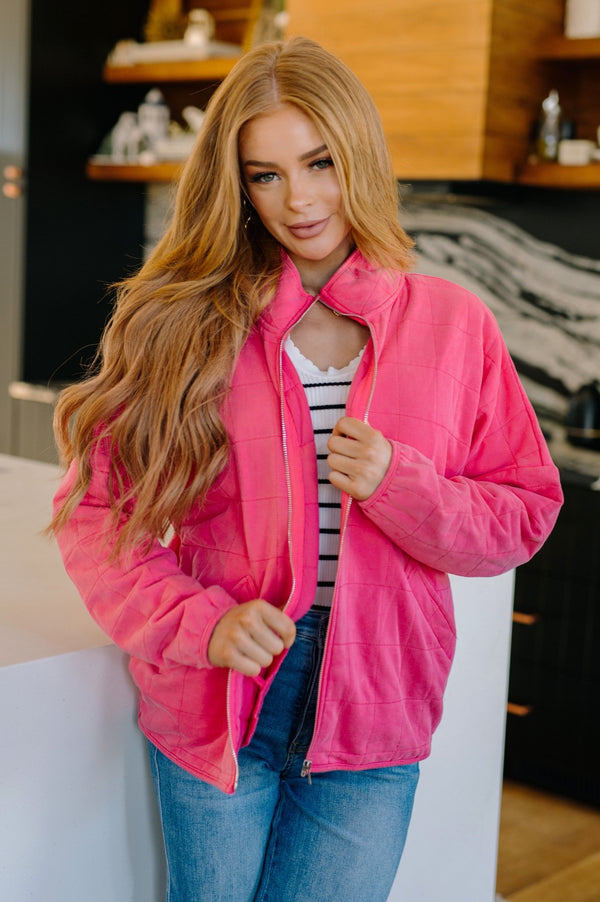 Quilted and Covered Quilted Jacket - LISA MARIE BOUTIQUE - Layers - Small -