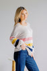 Radiant Skies Striped Pullover - LISA MARIE BOUTIQUE - S -
