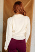 Requisite Request Surplice Crop Sweater - LISA MARIE BOUTIQUE - Tops - Small -