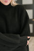 Right to the Core High Neck Pullover in Black - LISA MARIE BOUTIQUE - Womens - Small -