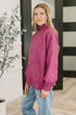 Right to the Core High Neck Pullover in Light Plum - LISA MARIE BOUTIQUE - Womens - Small -