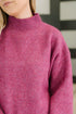 Right to the Core High Neck Pullover in Light Plum - LISA MARIE BOUTIQUE - Womens - Small -