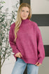 Right to the Core High Neck Pullover in Light Plum - LISA MARIE BOUTIQUE - Womens - Small -