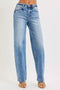 RISEN High Rise Wide Baggy Jeans - LISA MARIE BOUTIQUE - MEDIUM - 0 -