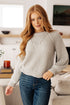 Roll on By Balloon Sleeve Sweater - LISA MARIE BOUTIQUE - Tops - Small -