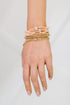 Rose & Radiance Bracelet Set in Pink and Gold - LISA MARIE BOUTIQUE - Womens - OS -